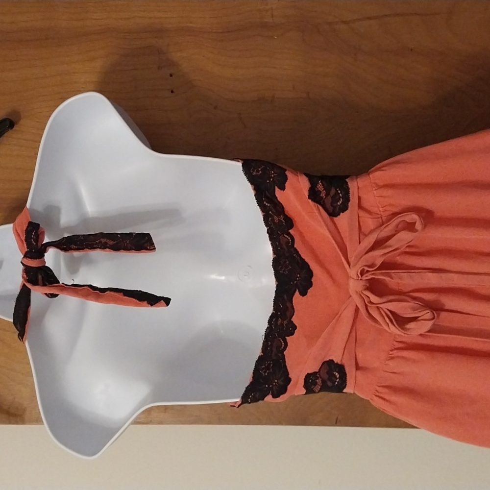 Betsey johnson silk  halter dress - Picture 5 of 7